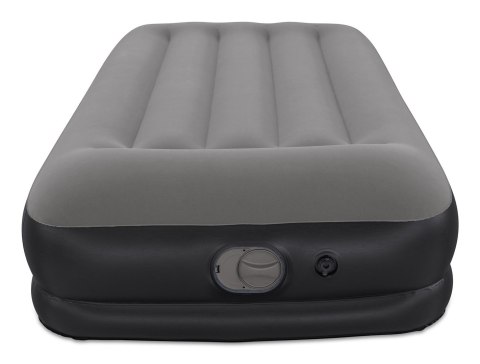 Bestway 671BT dmuchany materac Pojedynczy materac Czarny, Szary Unisex