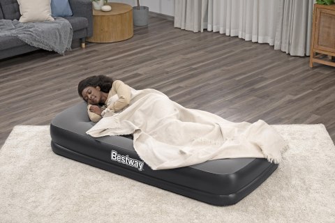 Bestway 671BT dmuchany materac Pojedynczy materac Czarny, Szary Unisex