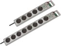 Brennenstuhl Super-Solid Surge Protection 4.500 A Srebrny 5 x gniazdo sieciowe 2,5 m