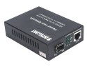 Intellinet 508216 konwerter sieciowy 1000 Mbit/s Czarny