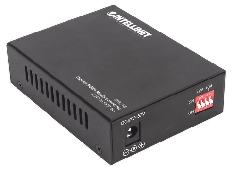 Intellinet 508216 konwerter sieciowy 1000 Mbit/s Czarny