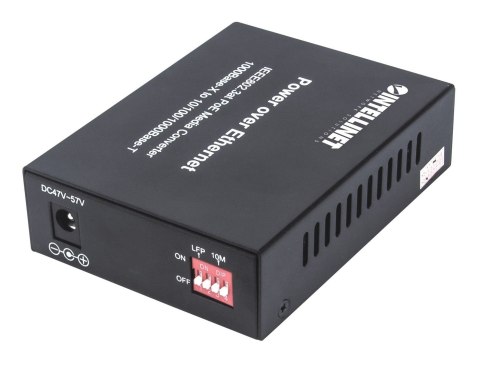 Intellinet 508216 konwerter sieciowy 1000 Mbit/s Czarny