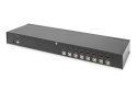 Przełącznik KVM 8 portowy, Rack 19", 4K 30Hz, 8xHDMI IN, 1xHDMI OUT, 2xUSB A