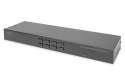 Przełącznik KVM 8 portowy, Rack 19", 4K 30Hz, 8xHDMI IN, 1xHDMI OUT, 2xUSB A