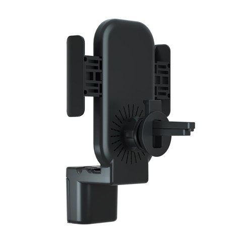 Terratec ChargeAir All Car Uchwyt aktywny Telefon komórkowy/Smartfon, Smartwatch Czarny