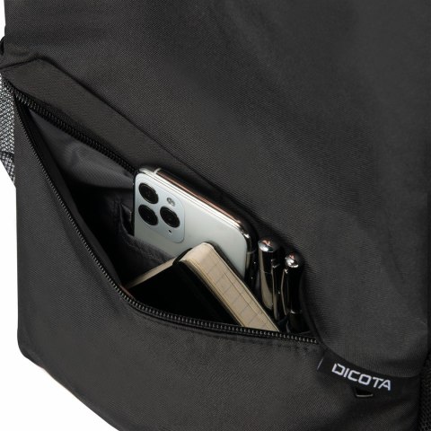DICOTA D32086-RPET Plecak na notebooka z amortyzacją ONE 15-17.3" Poliester, PET Czarny