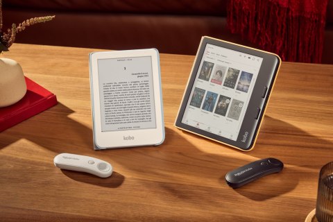 Kobo N257-AC-WH-U-PL pilot Bluetooth Czytnik e-book'ów Naciśnij przyciski