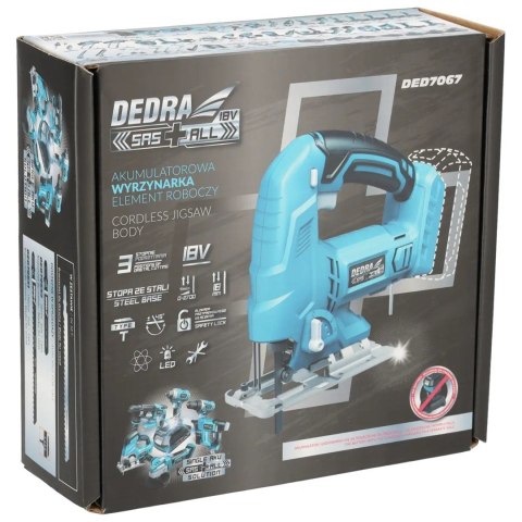 Wyrzynarka akumulatorowa DEDRA DED7067 18V SAS+ALL (bez ładowarki i akumulatora)
