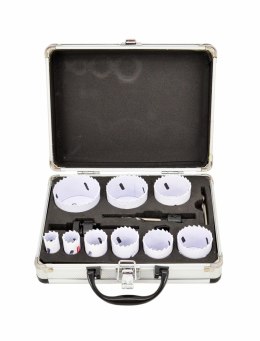AWTOOLS OTWORNICE BIMETALOWE KPL. 19-64mm 13 elem. BLACK LINE WALIZKA METALOWA
