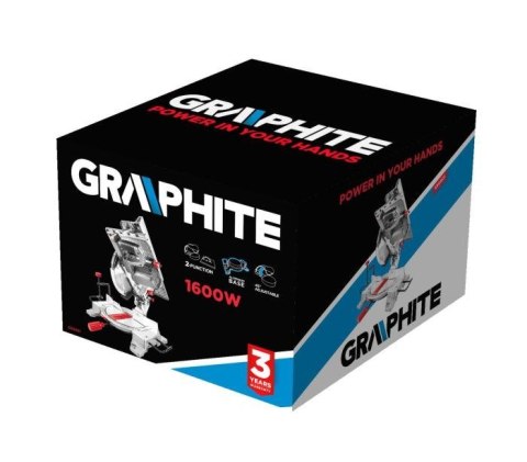 Graphite 59G801 piła ukośna 4800 RPM 1600 W