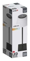 Avide ABLDL-USB-B-4W lampa stołowa LED G Czarny, Biały