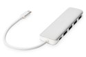 Digitus 4-portowy hub USB Type-C™ (USB 3.0) + PD