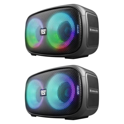 GŁOŚNIK DEFENDER Q5 BLUETOOTH 5.3 20W LED/BT/FM/USB/TWS