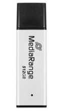 MediaRange MR1904 pamięć USB 512 GB USB Typu-A 3.2 Gen 1 (3.1 Gen 1) Czarny, Srebrny