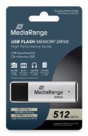 MediaRange MR1904 pamięć USB 512 GB USB Typu-A 3.2 Gen 1 (3.1 Gen 1) Czarny, Srebrny