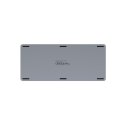 UNITEK D1092A klawiatura USB Amerykański międzynarodowy Szary