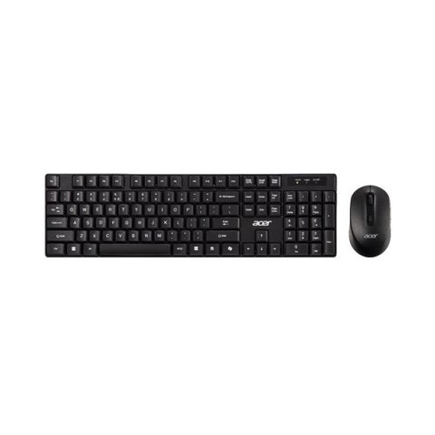 Acer GP.ACC11.03M klawiatura Dołączona myszka Dom/Biuro RF Wireless Czarny, Szary