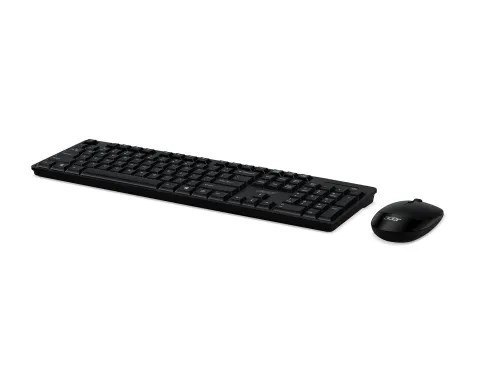 Acer GP.ACC11.03M klawiatura Dołączona myszka Dom/Biuro RF Wireless Czarny, Szary