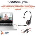 Poly Blackwire 3210 Monaural USB-C Headset +USB-C/A Adapter