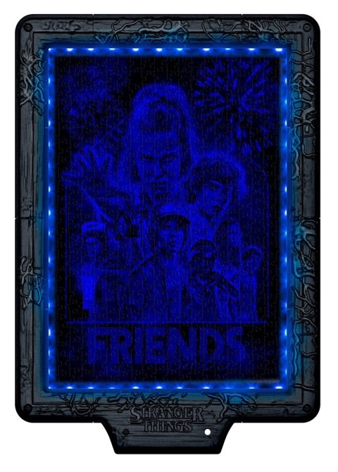 Clementoni The Metamorphic Art Collection - Stranger Things Puzzle układanka 520 szt. Telewizja/filmy