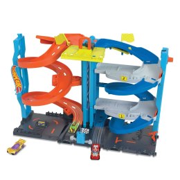 Hot Wheels City Wyścigowa wieża z transformacją Zestaw HKX43