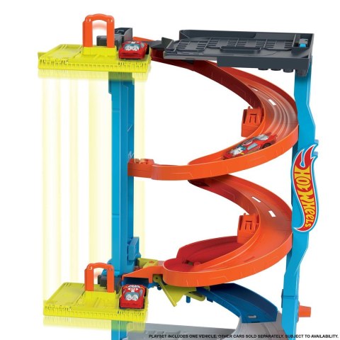 Hot Wheels City Wyścigowa wieża z transformacją Zestaw HKX43