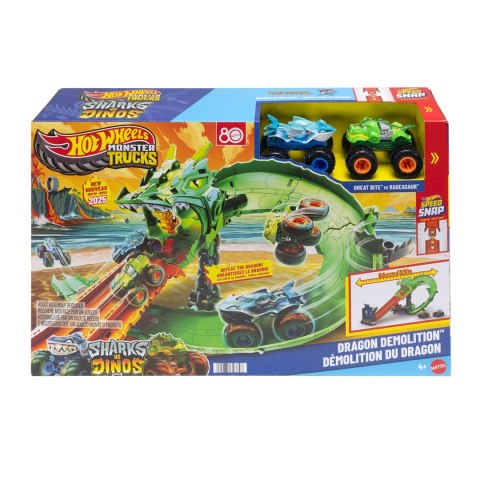 Zestaw wyścigowy z autkami Hot Wheels MT Smoczy wyścig JFR06