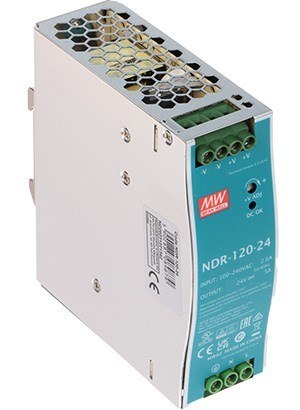 Zasilacz impulsowy NDR-120-24 Mean Well