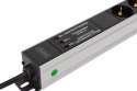 Digitus DN-95438 rozdzielacz zasilania PDU 9 x gniazdo sieciowe 1U Czarny, Srebrny