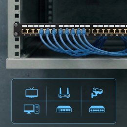 Extralink Patchpanel CAT5E STP V2 24 porty