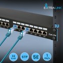 Extralink Patchpanel CAT5E STP V2 24 porty