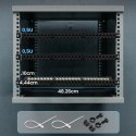 Patch panel Extralink EX.9663 (0.5U; kat. 6; 24xRJ-45)
