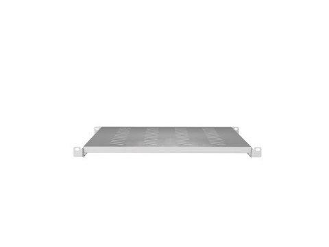 Półka do szaf 19" 1000mm szara Lanberg (1U/483x700mm, udźwig do 25kg, montaż 4 punktowy)