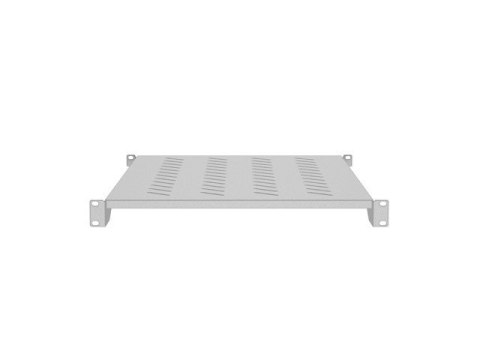Półka do szaf 19" 1000mm szara Lanberg (1U/483x700mm, udźwig do 25kg, montaż 4 punktowy)