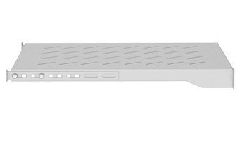 Półka do szaf 19" 800mm Lanberg (1U/ 483 x 500 mm, udźwig do 25 kg, montaż 4 punktowy)