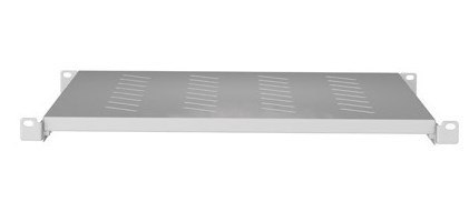 Półka do szaf 19" 800mm Lanberg (1U/ 483 x 500 mm, udźwig do 25 kg, montaż 4 punktowy)
