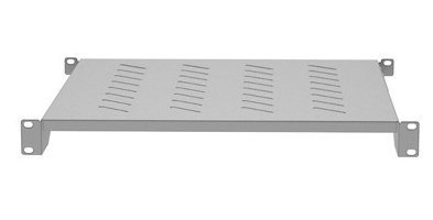 Półka do szaf 19" 800mm Lanberg (1U/ 483 x 500 mm, udźwig do 25 kg, montaż 4 punktowy)
