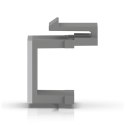Wkładka kablowa Ubiquiti UISP UACC-Keystone-Blank-Insert