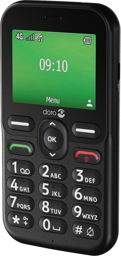 Doro Leva E10 6,1 cm (2.4") 118,9 g Czarny Telefon dla seniora