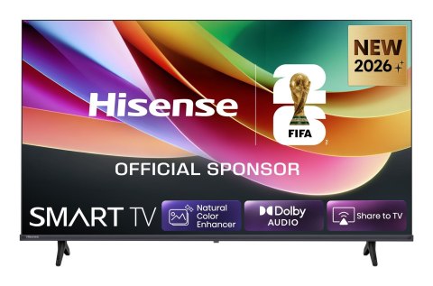 Hisense 40A4S 101,6 cm (40") Full HD Smart TV Wi-Fi Czarny 200 cd/m2