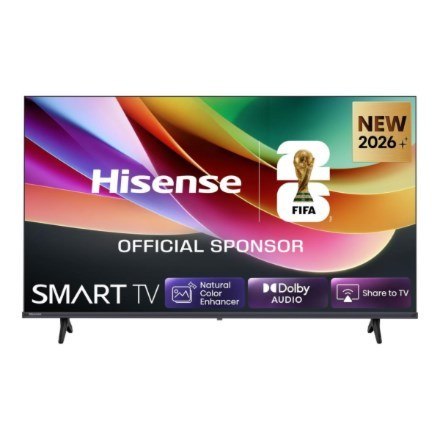 Hisense 40A4S 101,6 cm (40") Full HD Smart TV Wi-Fi Czarny 200 cd/m2