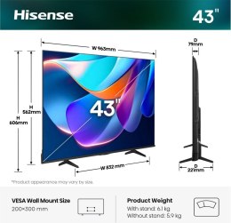 Hisense 43A6S 109,2 cm (43