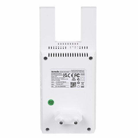 Tenda A18 mostki i mnożniki Wzmacniacz sieciowy 867 Mbit/s Biały