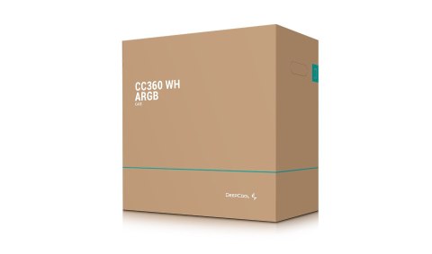 DeepCool CC360 WH ARGB Mini Tower Biały