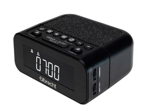 Albrecht DR 451 DAB+/UKW Radiowecker, schwarz