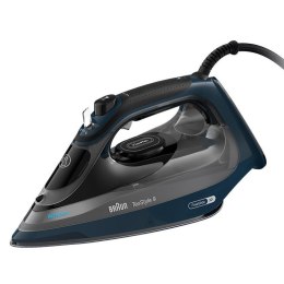 Braun TexStyle 9 0127409002 żelazko Żelazko parowe EloxalPlus soleplate 3200 W Ciemny Niebieski