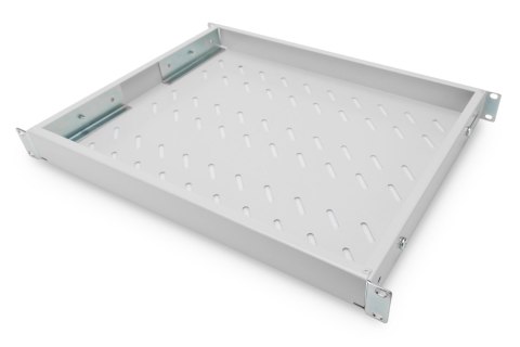 Digitus Półka ze zmiennymi szynami mocującymi do montażu stałego w szafach 483 mm (19")