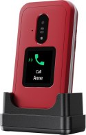 Doro Leva E30 7,11 cm (2.8") 142,7 g Czerwony, Biały Telefon funkcjonalny