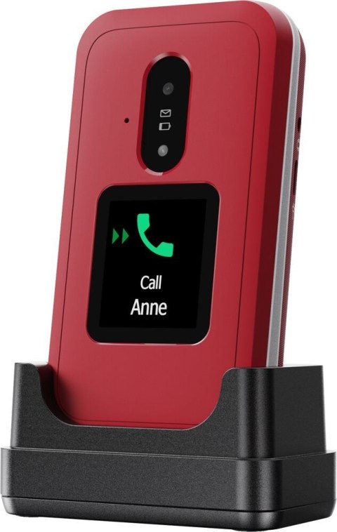 Doro Leva E30 7,11 cm (2.8") 142,7 g Czerwony, Biały Telefon funkcjonalny