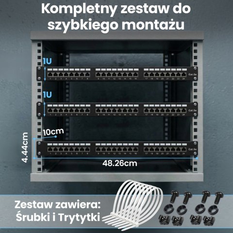 Extralink Patchpanel CAT5E STP V2 24 porty